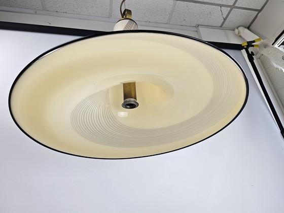 Image 1 of XL grote glazen hanglamp model Heksenhoed 