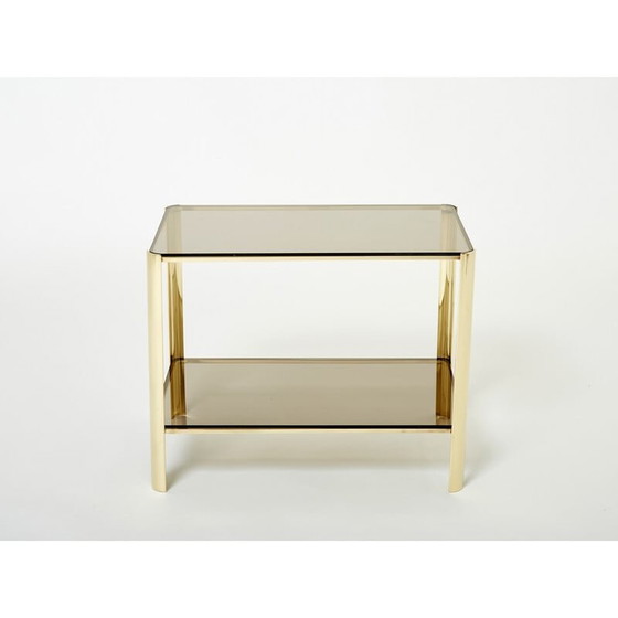 Image 1 of Vintage bronzen bijzettafel van J.T. Lepelletier voor Broncz, jaren 1960