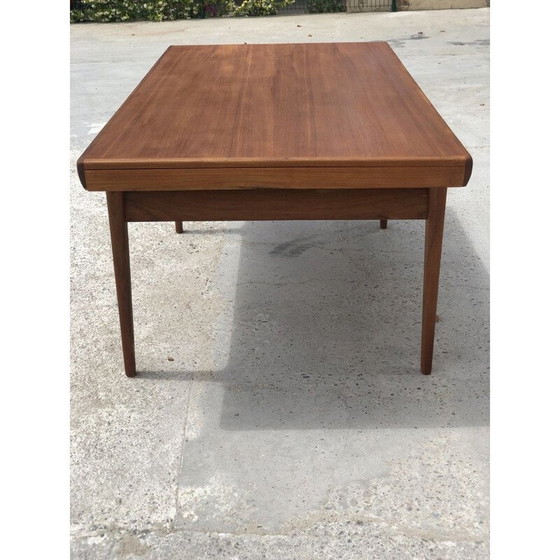 Image 1 of Scandinavische vintage teakhouten tafel, 1960