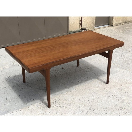 Image 1 of Scandinavische vintage teakhouten tafel, 1960