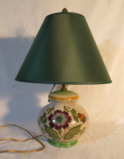 Vintage Plateel Lamp