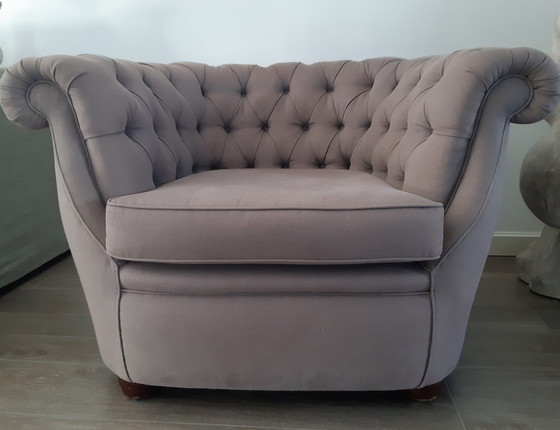 Image 1 of Zeer Mooie Chesterfield Fauteuil