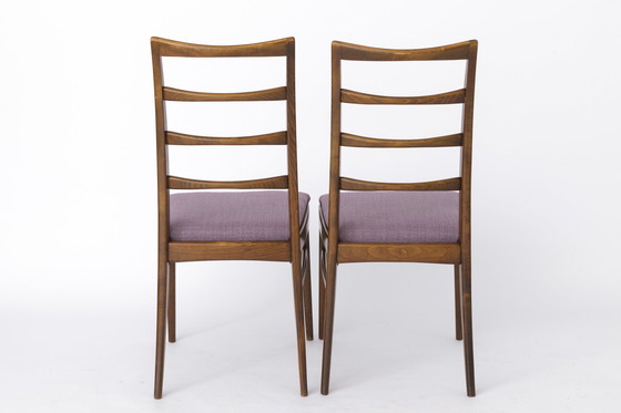 Image 1 of 2 van 6 Midcentury stoelen, jaren 50-60, Duitsland