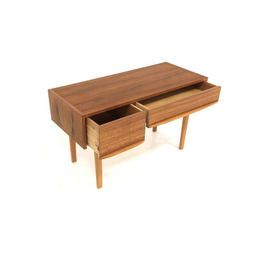 Vintage console van teak en beuken, Zweden 1960