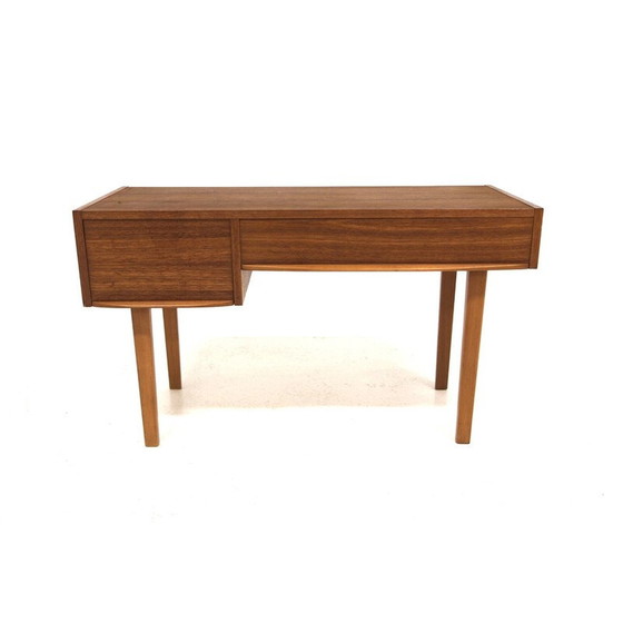 Image 1 of Vintage console van teak en beuken, Zweden 1960