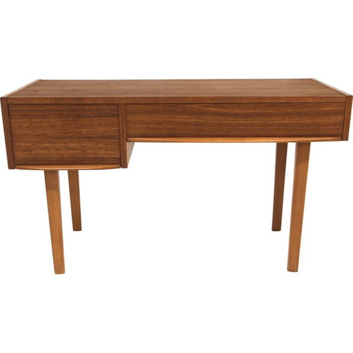 Vintage console van teak en beuken, Zweden 1960