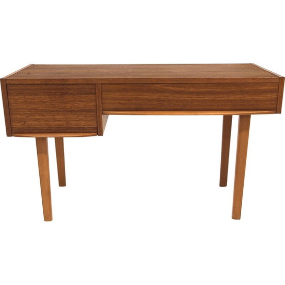 Image 1 of Vintage console van teak en beuken, Zweden 1960