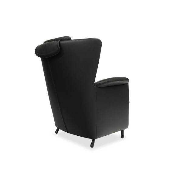 Image 1 of E Sede Ds-23 fauteuil leer zwart / wing chair