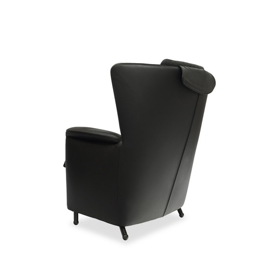 Image 1 of E Sede Ds-23 fauteuil leer zwart / wing chair