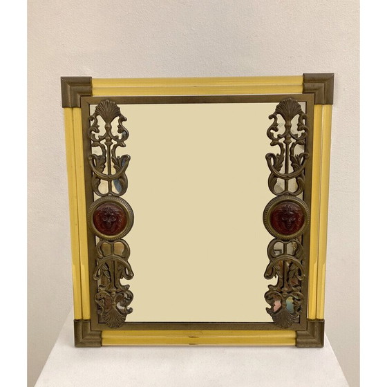 Image 1 of Mid Century bureauspiegel, Italië 1970