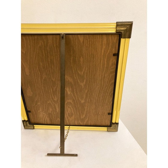 Image 1 of Mid Century bureauspiegel, Italië 1970