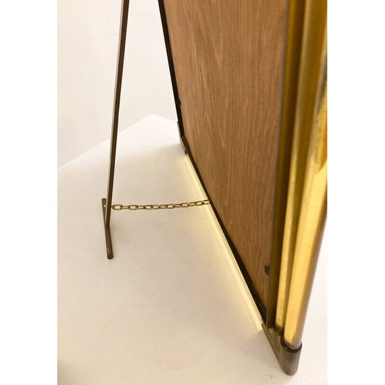 Image 1 of Mid Century bureauspiegel, Italië 1970