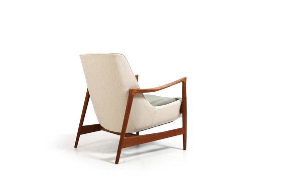 Image 1 of Vroege Ib Kofod Larsen Fauteuil Model 4346 / Nieuw Gestoffeerd!