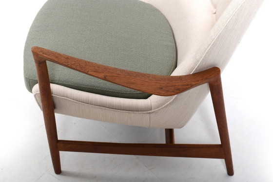 Image 1 of Vroege Ib Kofod Larsen Fauteuil Model 4346 / Nieuw Gestoffeerd!