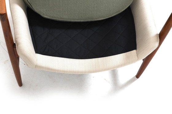 Image 1 of Vroege Ib Kofod Larsen Fauteuil Model 4346 / Nieuw Gestoffeerd!