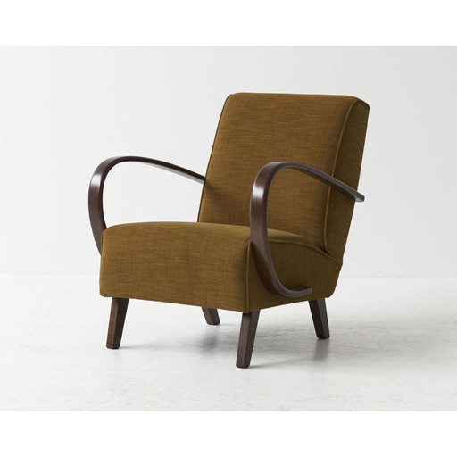 Vintage H-410 fauteuil van Jindrich Halabala, jaren 1930