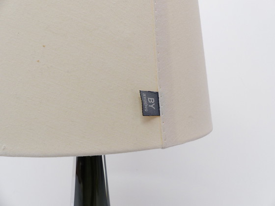 Image 1 of Scandinavische Sommerso Glazen Lamp Nils Landberg Voor Orrefors 1960 gesigneerd