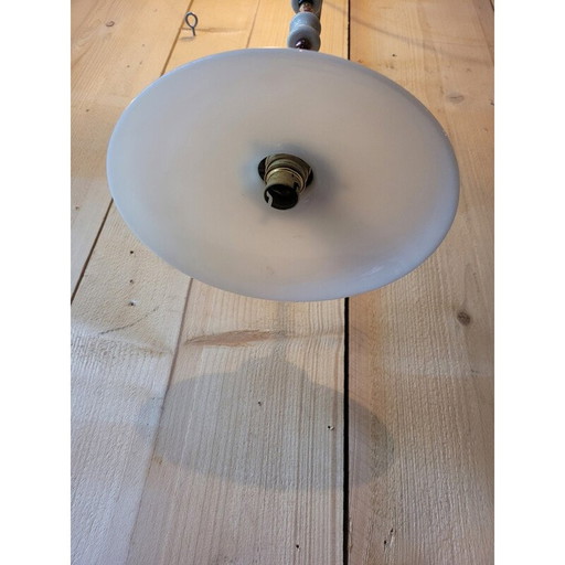 Vintage "Froufrou" hanglamp in opaline
