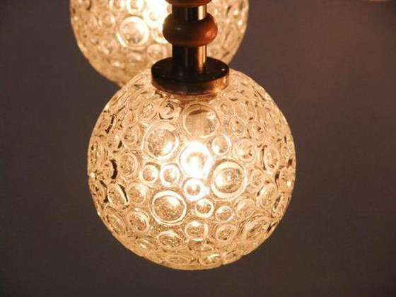 Image 1 of Raak Glazen hanglamp jaren 70