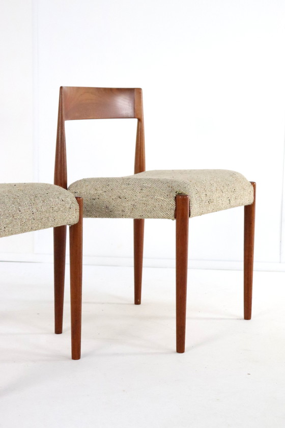 Image 1 of 2X Kai Kristiansen Voor Fritz Hansen Stoelen Vintage