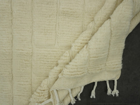 Image 1 of Berber Vloerkleed - 259 Cm X 152 Cm - Witte Wol