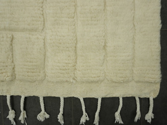 Image 1 of Berber Vloerkleed - 259 Cm X 152 Cm - Witte Wol