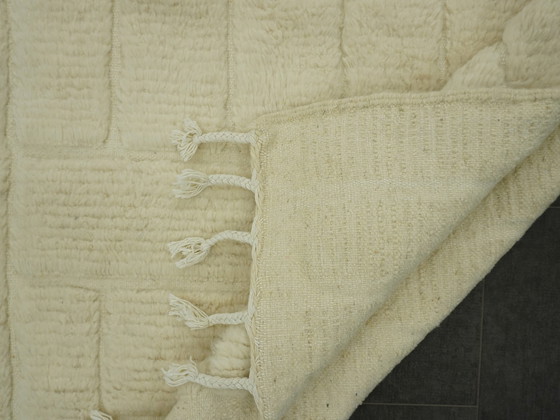 Image 1 of Berber Vloerkleed - 259 Cm X 152 Cm - Witte Wol