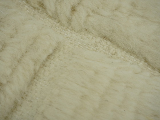 Image 1 of Berber Vloerkleed - 259 Cm X 152 Cm - Witte Wol