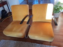 2x Dykmeyer buisframe fauteuils, model De Zwaan