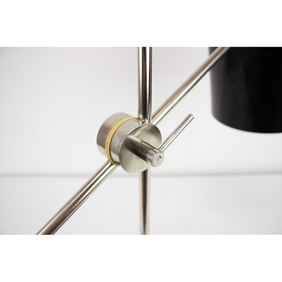 Image 1 of Vintage plastic en metalen tafellamp, Tsjecho-Slowakije 1950