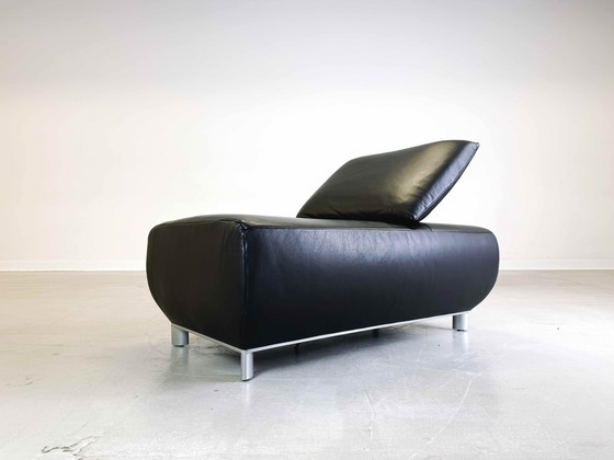 Image 1 of Hoekbank Met Fauteuil Koinor Volare Leder Modern Ontwerp