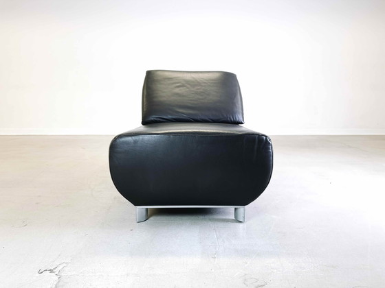 Image 1 of Hoekbank Met Fauteuil Koinor Volare Leder Modern Ontwerp