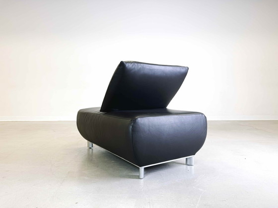 Image 1 of Hoekbank Met Fauteuil Koinor Volare Leder Modern Ontwerp