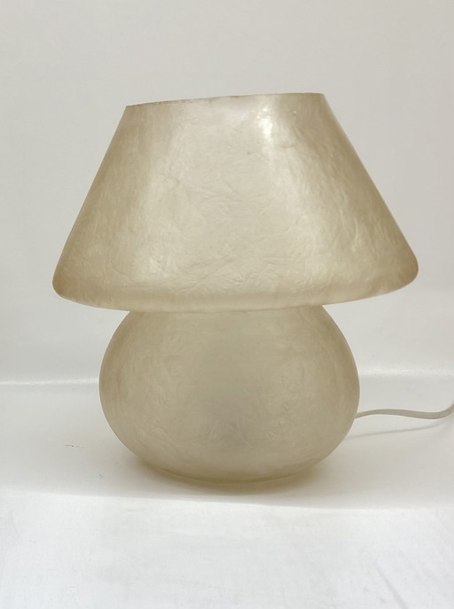 Vintage glasvezels table lamp mushroom