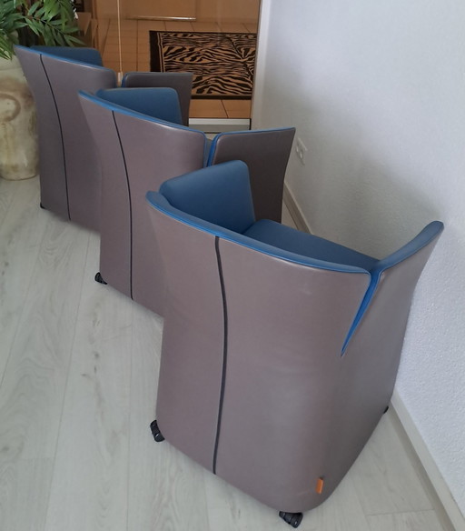 3x Montis Lotus stoelen