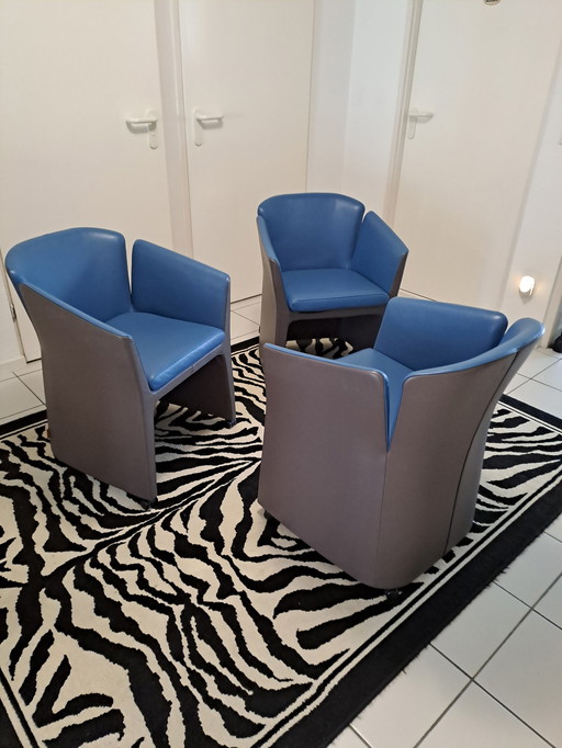 3x Montis Lotus stoelen