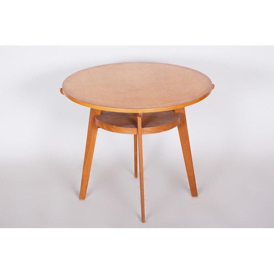 Image 1 of Eikenhouten salontafel, Mid Century, Tsjechië 1950