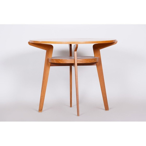 Image 1 of Eikenhouten salontafel, Mid Century, Tsjechië 1950