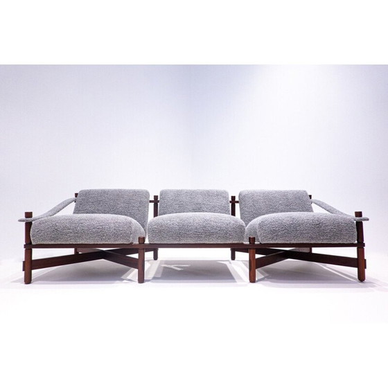 Image 1 of Mid Century grijze sofa van Raffaella Crespi, Italië 1960