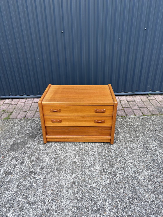 Image 1 of Vintage Design Teak Nachtkastje 