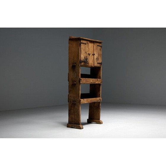 Image 1 of Vintage Rustieke Art Populaire buffetkast, Frankrijk