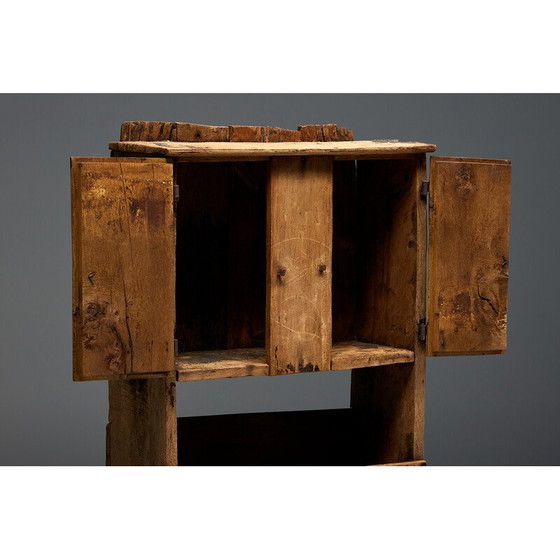 Image 1 of Vintage Rustieke Art Populaire buffetkast, Frankrijk