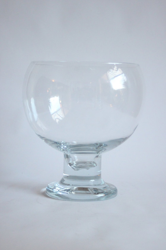 Image 1 of Riihimaen Lasi Punch Bowl Door Erkkitapio Siiroinen, Finland 1970S.