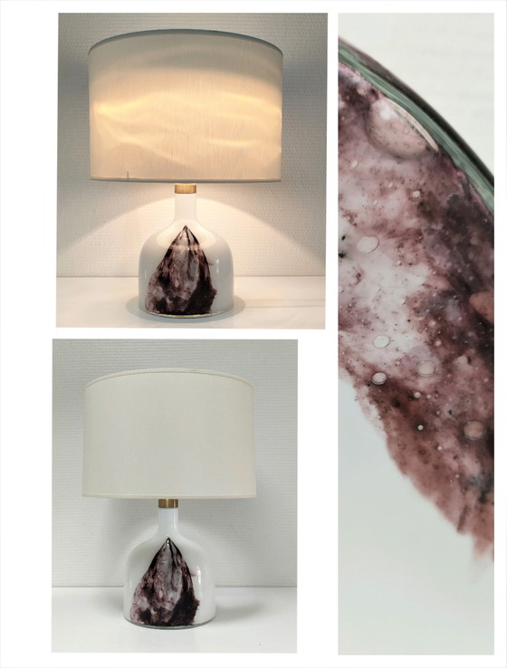 Image 1 of Holmegaard Symmetrisk Lamp Michaël Bang Pâte De Verre