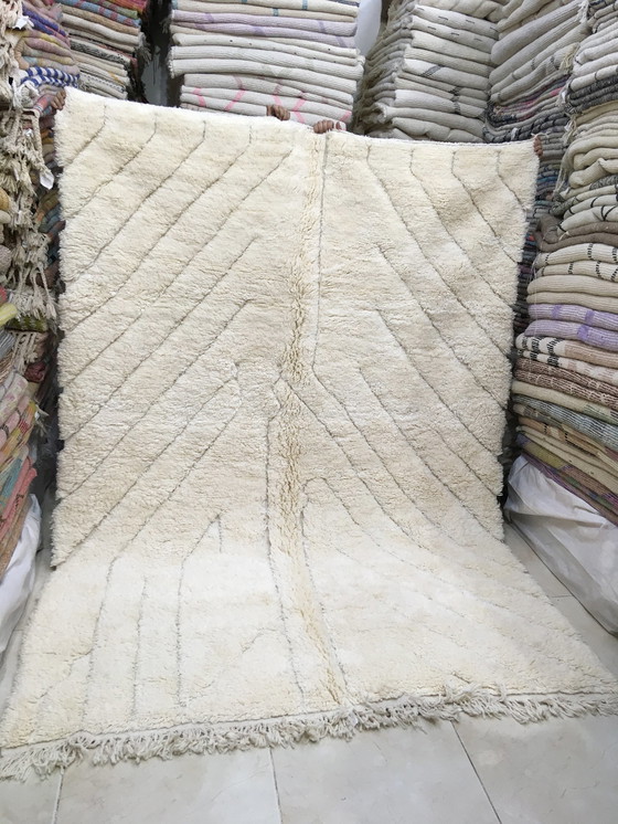 Image 1 of Beni Ouarain Marokkaans Berber Vloerkleed 2m93 x 2m13