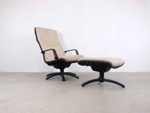 F.A. Porsche 'Antropovarius' lounge fauteuil Voor Poltrona Frau