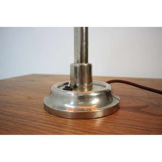 Image 1 of Vintage chromen Bauhaus lamp