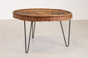 Rieten salontafel