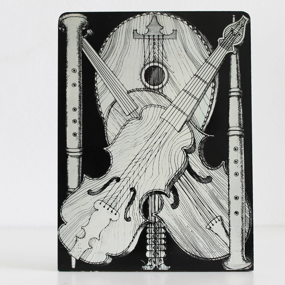 Image 1 of 2x Strumenti Musicali van Piero Fornasetti boekensteun