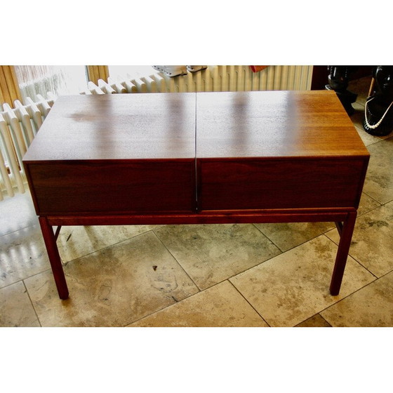 Image 1 of Vintage teakhouten bijzetkastje van Sveb Engstrom en Gunnar Myrstrand, Denemarken 1960